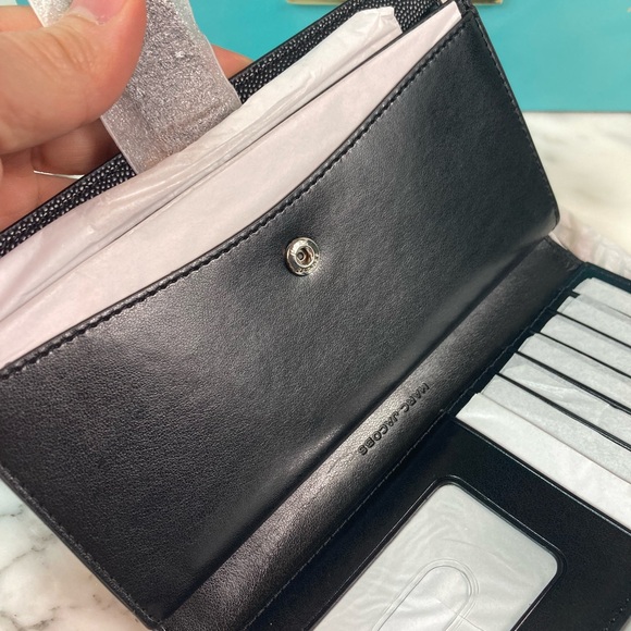 NWT FACTORY SEALED Marc Jacobs Peanuts X Black Snoopy Wristlet Wallet - Picture 7 of 11